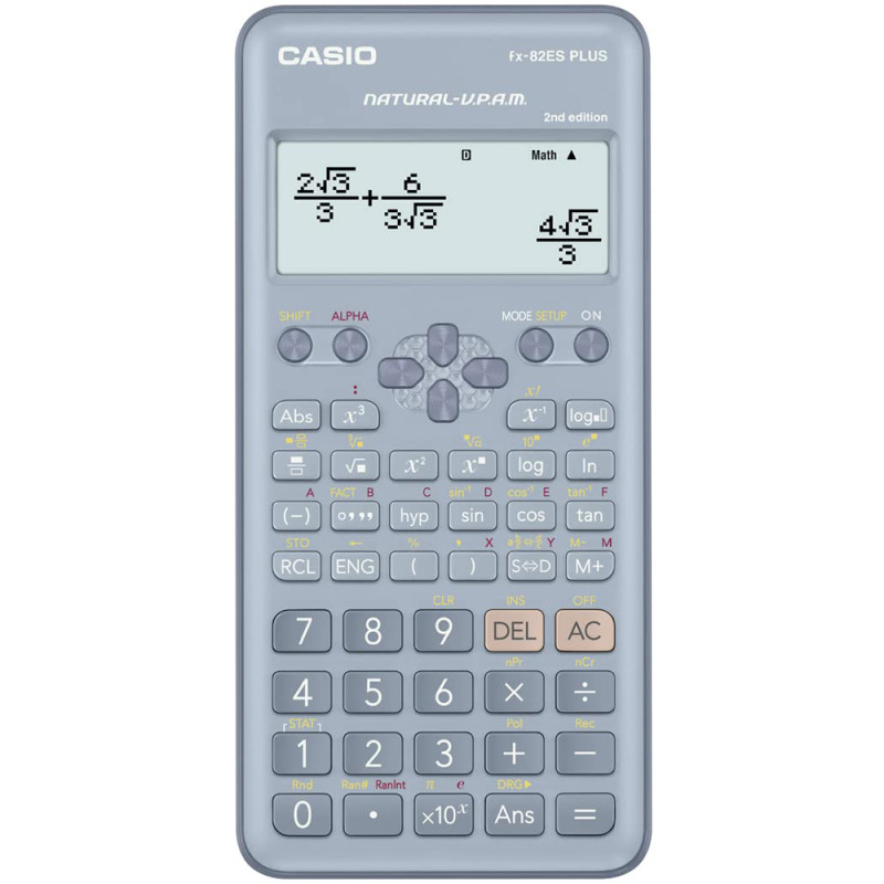Calculatrice scientifique CASIO FX-570ES Plus - Bleu