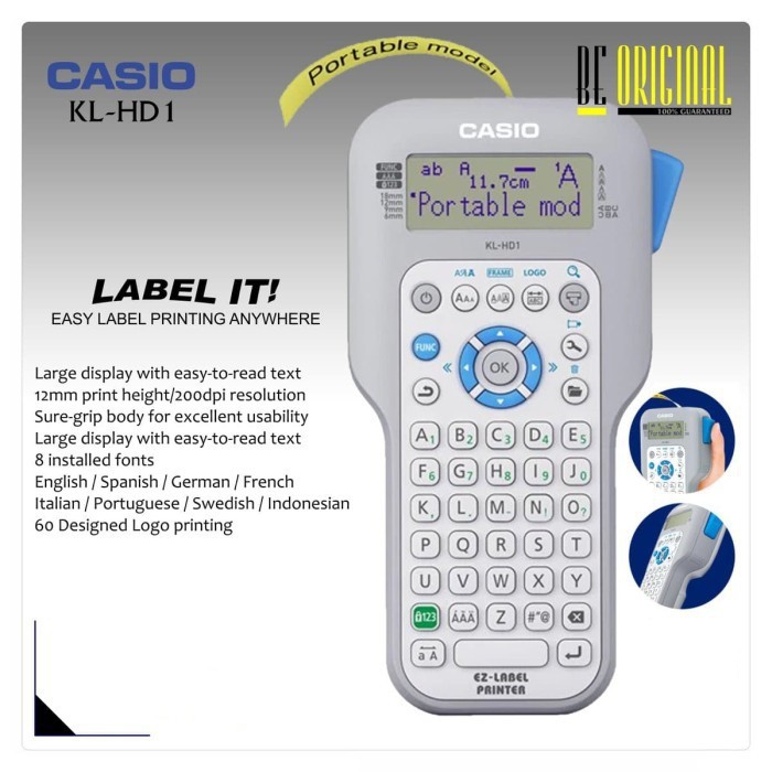 Étiqueteuse CASIO KL-HD1